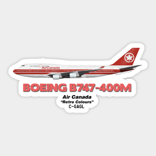 Boeing B747-400M - Air Canada "Retro Colours" Sticker